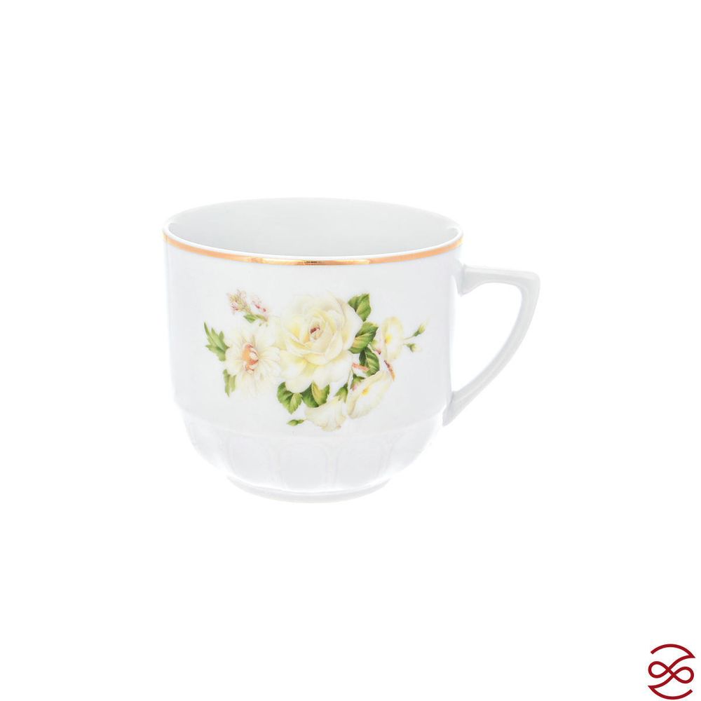 Кружка Dubi Белые цветы 300 мл