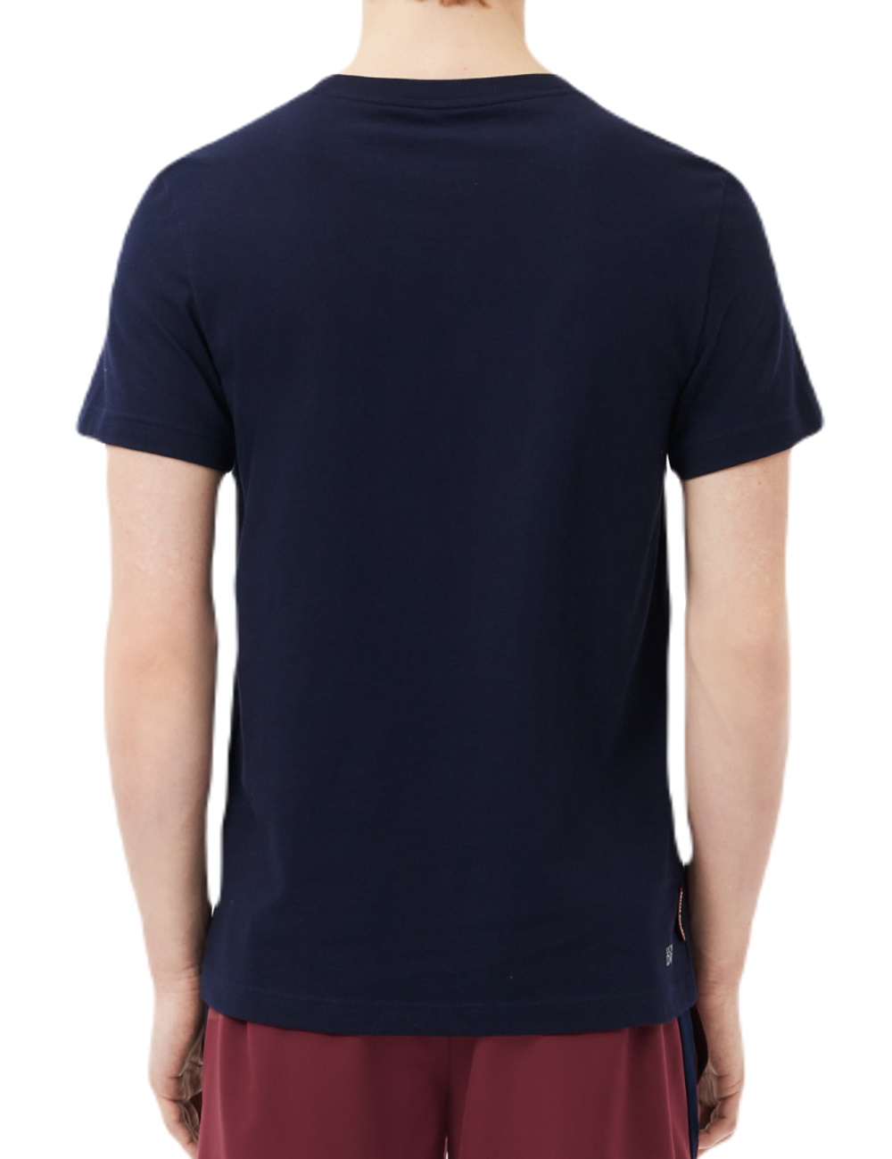 Мужская теннисная футболка Lacoste Ultra-Dry Sport Roland Garros Edition Tennis T-Shirt - небесный