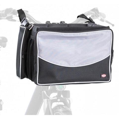 Сумка-переноска на велосипед, 41 х 26 х 26 см, серый/черный, Trixie