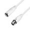 Adam Hall K4MMF0250-SNOW - кабель микрофонный XLR (F) - XLR (M), 2 x 0.22 мм2, 2.5 м, белый