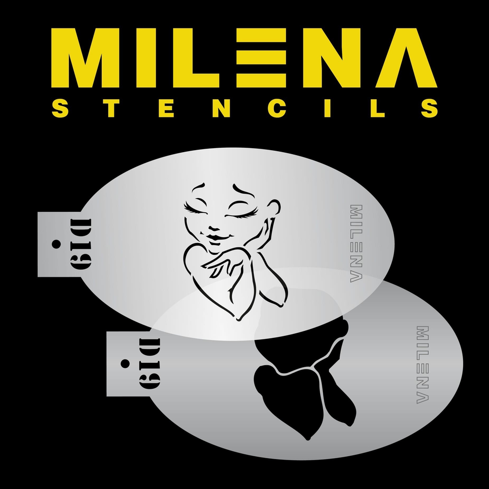 Трафарет Milena D19