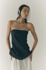 Топ Баска, черный