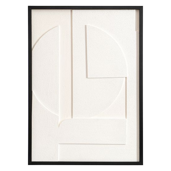 Панно декоративное с эффектом 3d minimalism, с черной рамой, 50х70 см