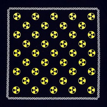 Бандана Радиация жёлтый значок (045)