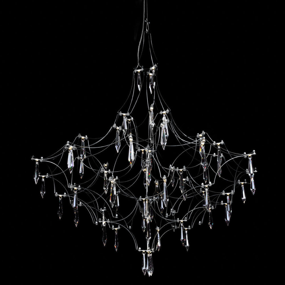 Подвесная светодиодная люстра Loft It Mira  10259/800 Silver Asfour