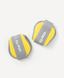 Утяжелители универсальные WT-502, 0,5 кг, желтый/серый