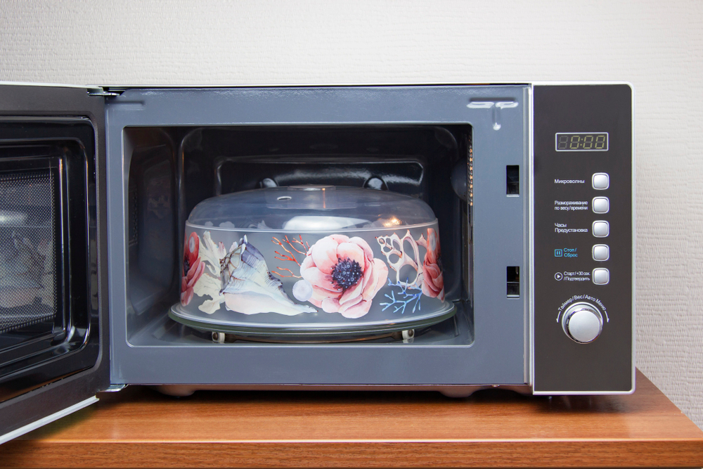 Крышка для разогрева пищевых продуктов в СВЧ-печи ДЕКО D 245мм М1416