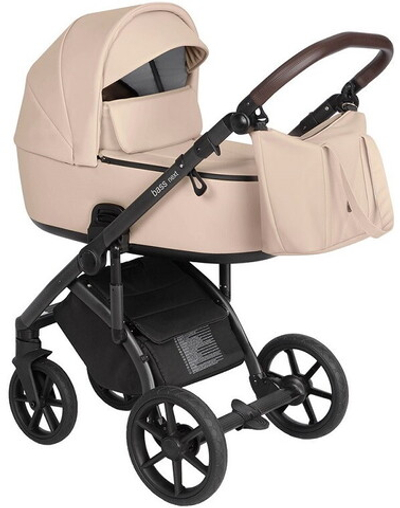 Детская коляска Roan Bass Next Кожа 2 в 1 RN082/1 Caramel