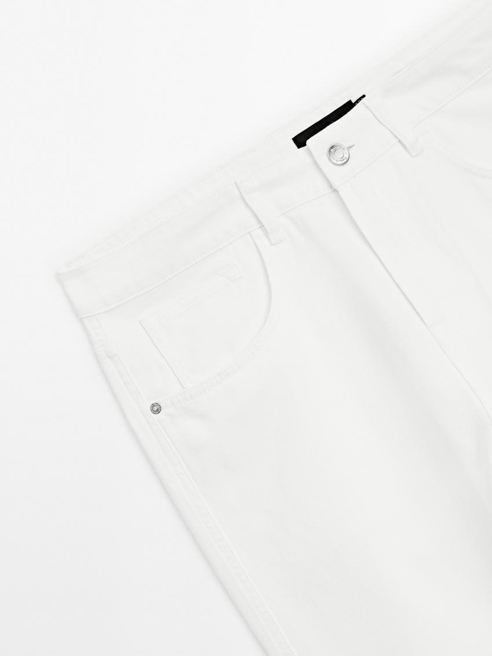 Massimo Dutti Джинсы свободного кроя, белый