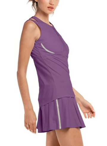 Женский топ теннисный Lucky in Love Avant Garde 1.0 Architect Bralette Tank - Фиолетовый