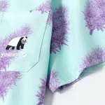 Рубашка YMKASHIX California Flower Голубая