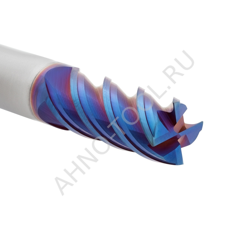 Фреза твердосплавная   8мм (L=60, l=20, хв=8) Z4 45° по закаленной стали BRHM-4E-D8.0 HRC65 AHNO