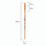 Кисть ПИФАГОР, синтетика, плоская, № 8, 200861