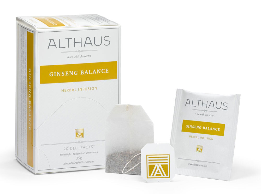 Althaus Ginseng Balance чай травяной в пакетиках, 20 шт