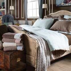 Полотенце 50х90 L'appartement Hampton с розовым светло-коричневое