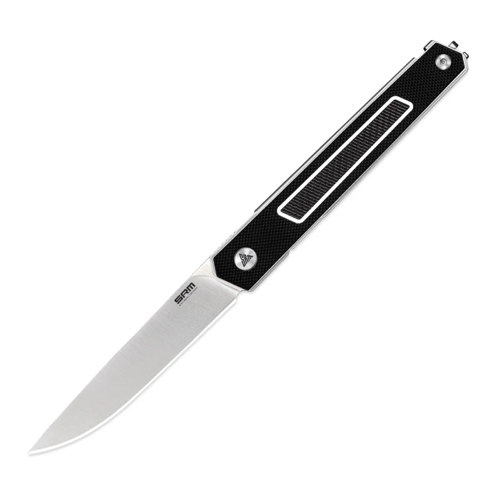 Нож складной SRM 125L-GB Swift Satin (12C27, Black G10)