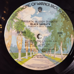 Винтажная виниловая пластинка LP Black Sabbath Bloody (USA 1974)