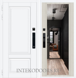 Афина Белая V8 с зеркалом