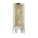 5028/2WA MODERN ODL23 621 золотой/прозрачный металл/хрусталь Бра E14 2*40W CHOKKA