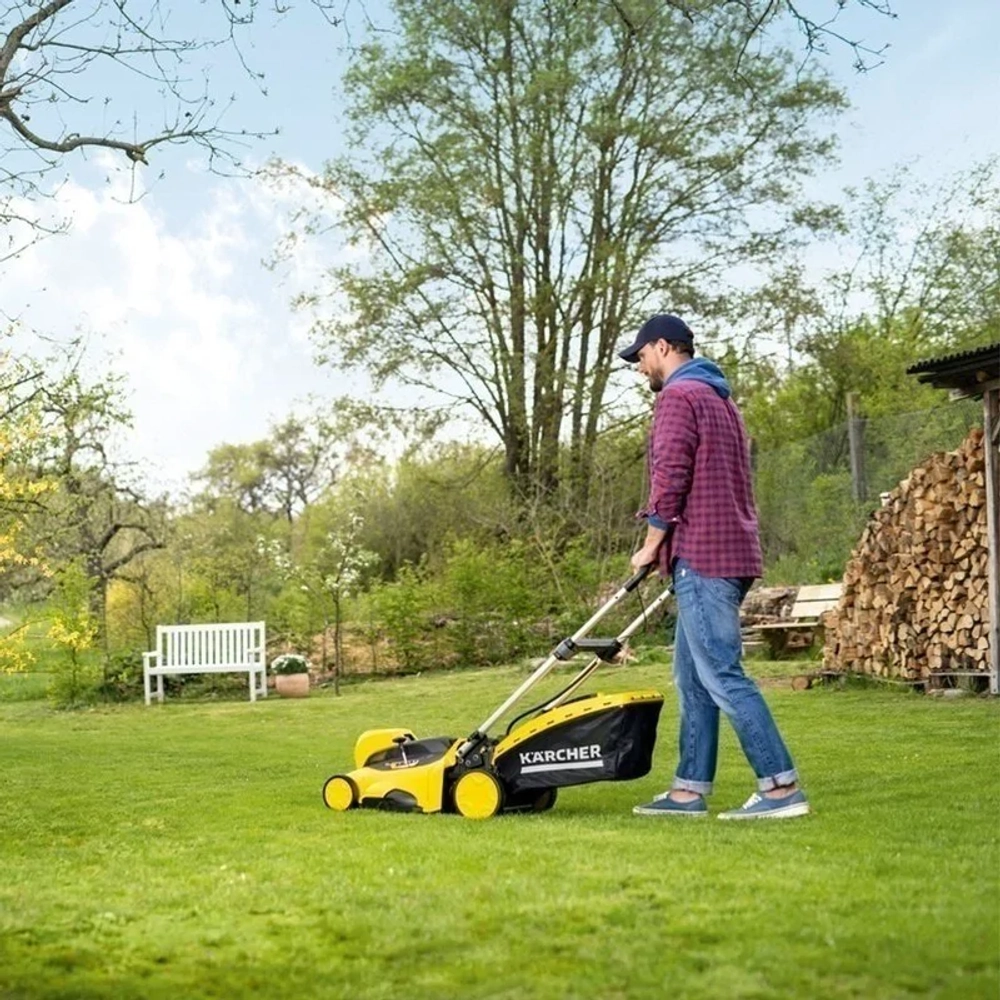 Аккумуляторная газонокосилка Karcher LMO 36-46 Battery 36В (без АКБ и ЗУ) нож 46 см, 1.444-472.0