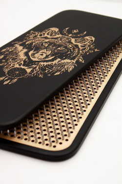 Доска садху Волк алюминиевые гвозди