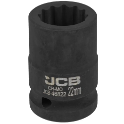 Головка ударная 3/4'', 22мм (12гр.) JCB JCB-46822