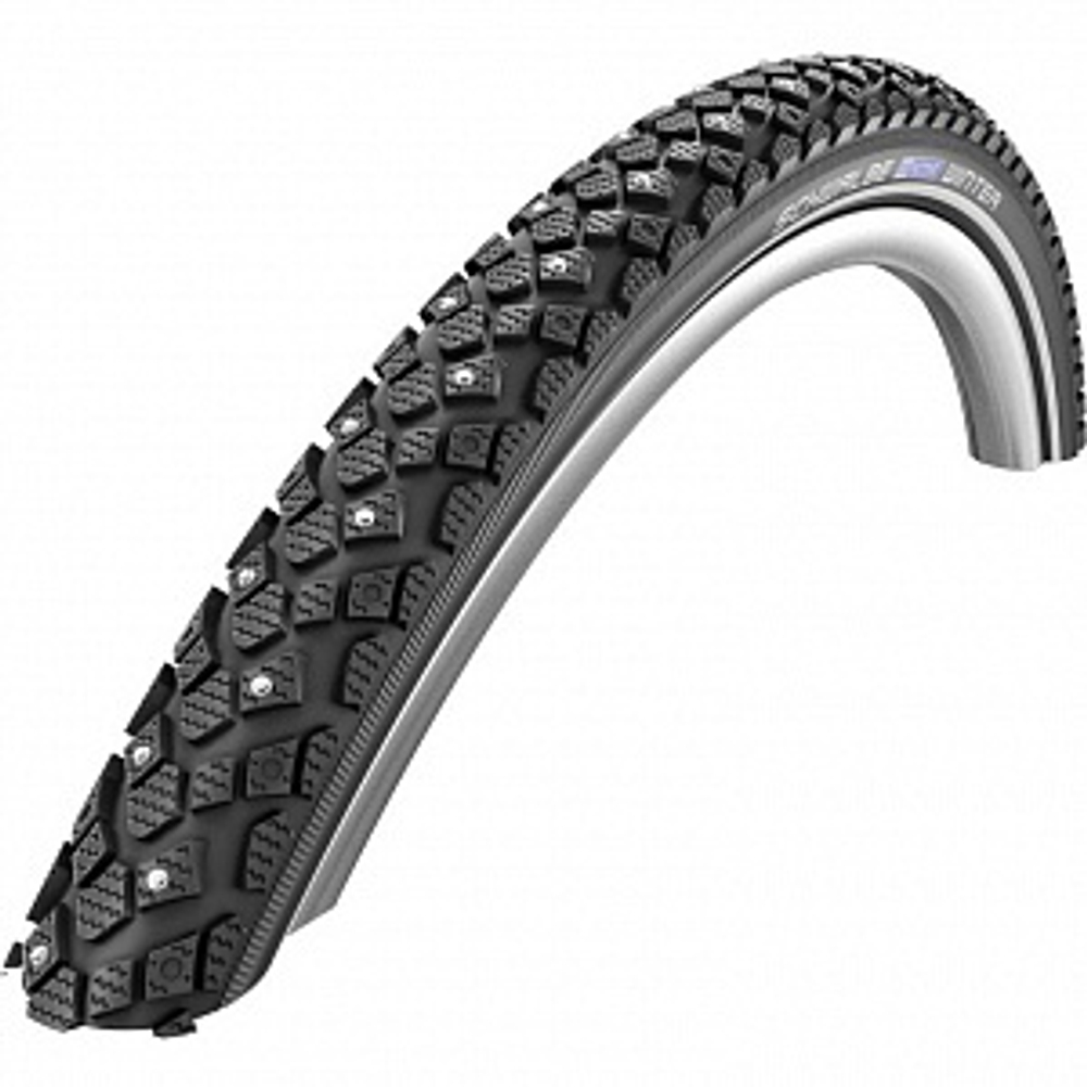 Велопокрышка шипованная SCHWALBE Marathon Winter Active 100 Spikes Reflex HS396 (26x1.75/47-559)