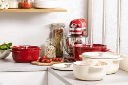 KitchenAid Овальный чугунный кастрюля 30 см 5,6 л красный EAN 4894871009271