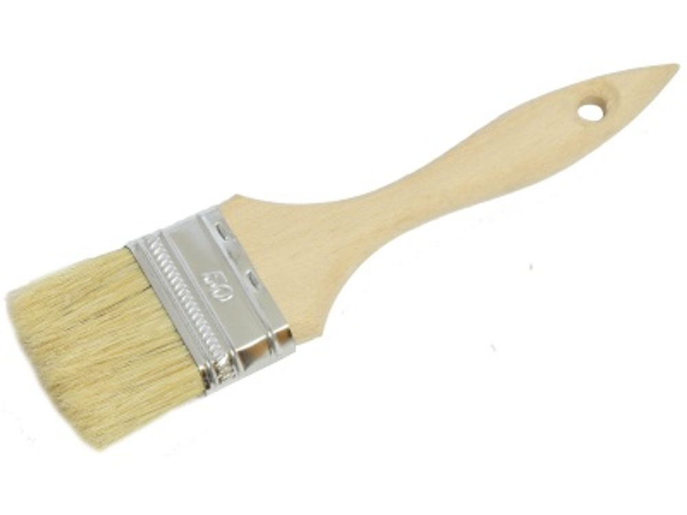 Кисть плоская Хобби искусственная щетина 50мм