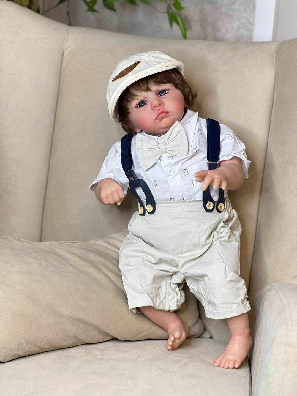 Кукла Реборн мягконабивная 60см в пакете (FA-352)