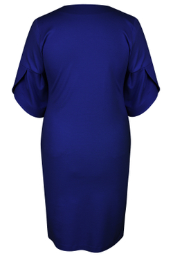 Трикотажное платье 2600АП, синий #359Св052600АП