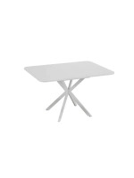 Стол кухонный Белый муар 100(131)х100х75 см