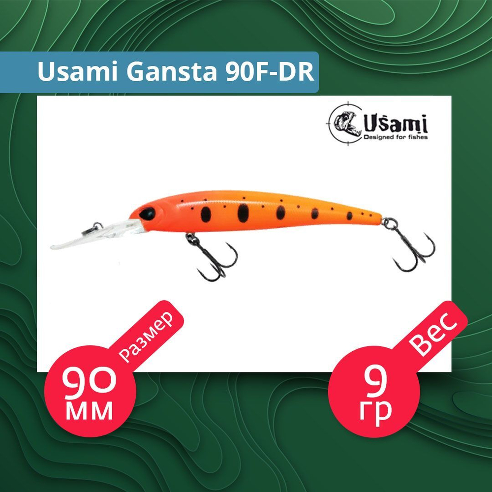 Воблер для рыбалки Usami Gansta