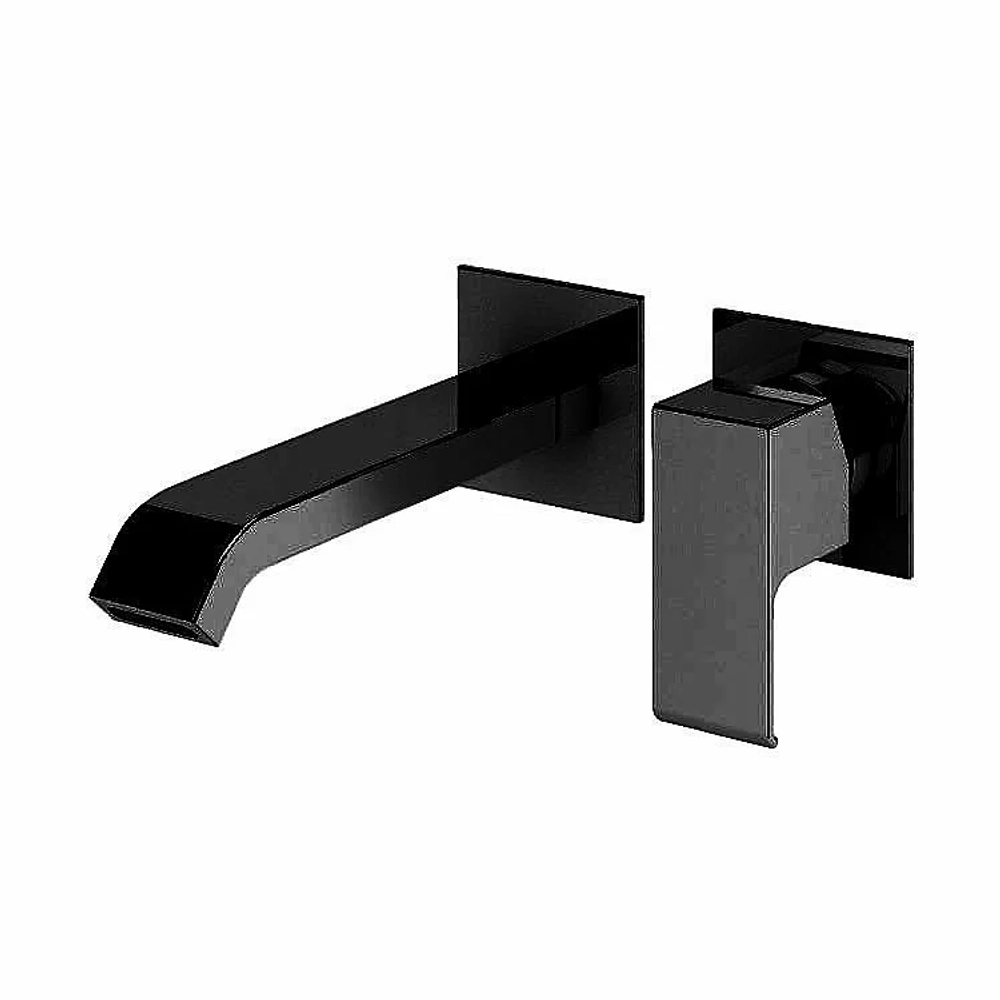 Смеситель для раковины Cezares PORTA-BLI2-NOP чёрный матовый