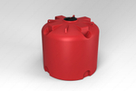 Емкость для КАС ЭкоПром TR 5000 л. вертикальная транспортная (200x200x188см;красный) - арт.555364