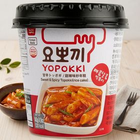 Токпокки (рисовые клецки) Yopokki с остро-сладким соусом, 140 гр