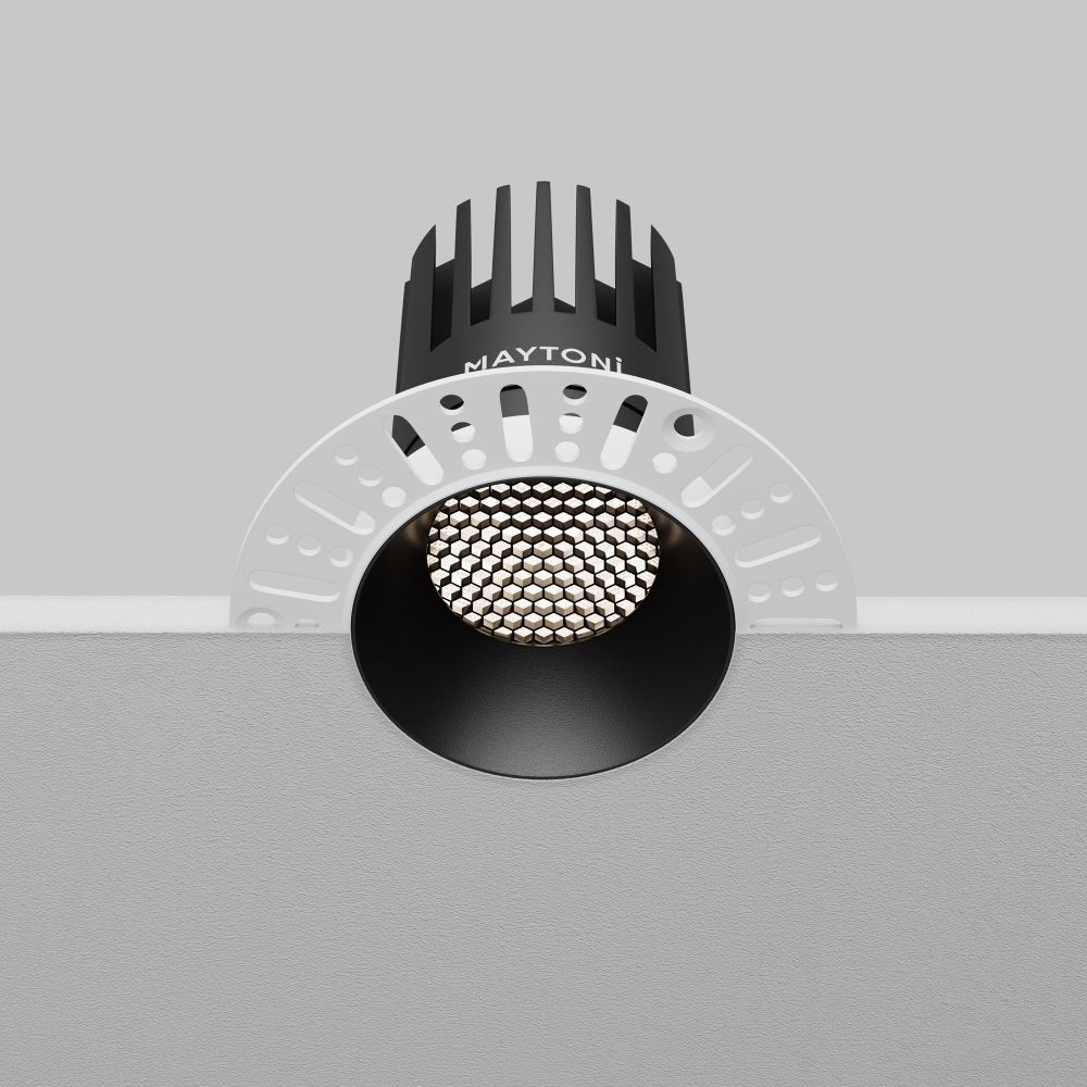 Светильник встраиваемый светодиодный Maytoni   DL121-15W-4K-TRS-B