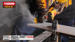 Аккумуляторная угловая шлифовальная машина (УШМ) INGCO CAGLI4108112 INDUSTRIAL 42 В 115 мм 2х2 Ач