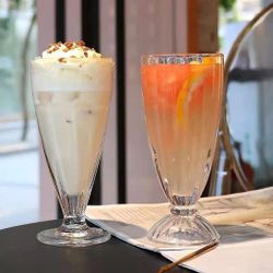 Бокал для коктейля 355 мл "  soda cup" Milkshake d 8,1 см h19 см Ocean [6]