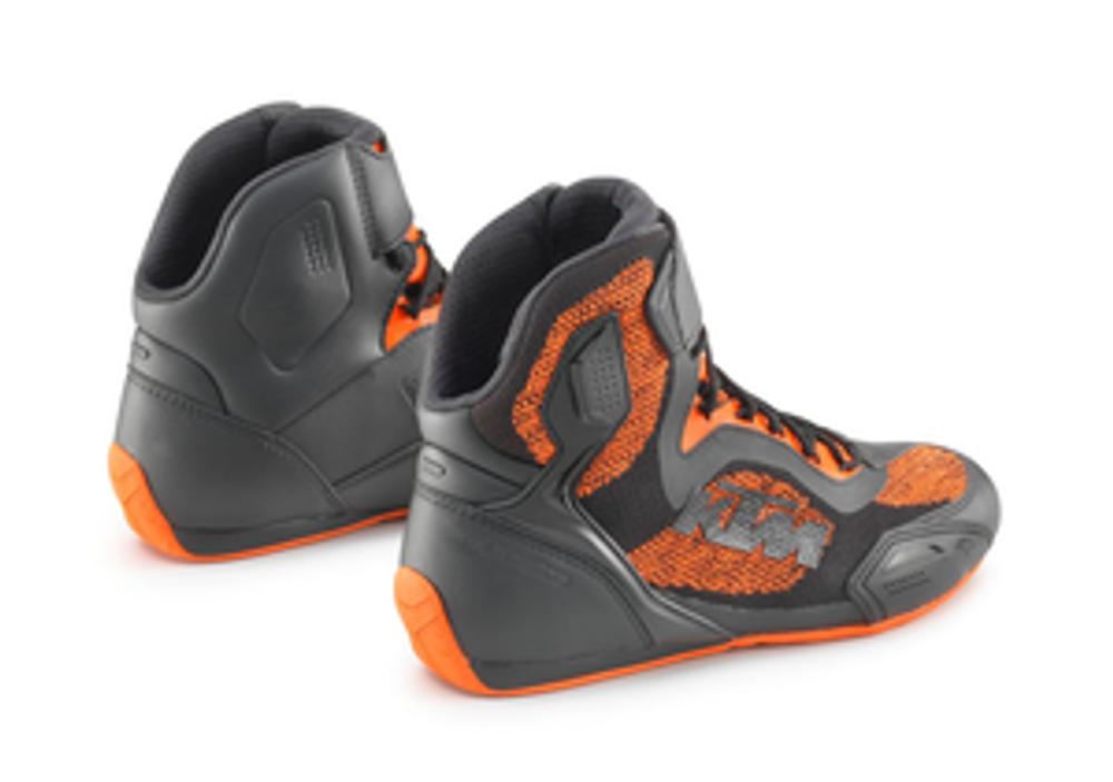 Мотоботы KTM Alpinestars FASTER 3 RIDEKNIT SHOES оранжево-черные