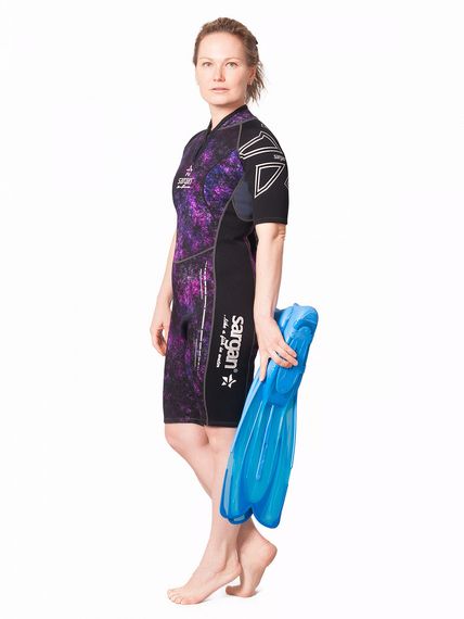 Гидрокостюм Sargan Nero 2.0 Shorty lady 2 мм GalaxyAPE-07/черный