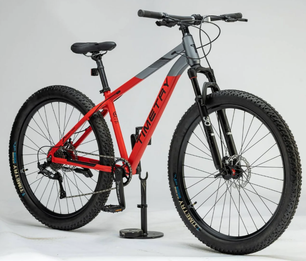 Велосипед TIMETRY TT299/ 9s 27,5in Черный красный