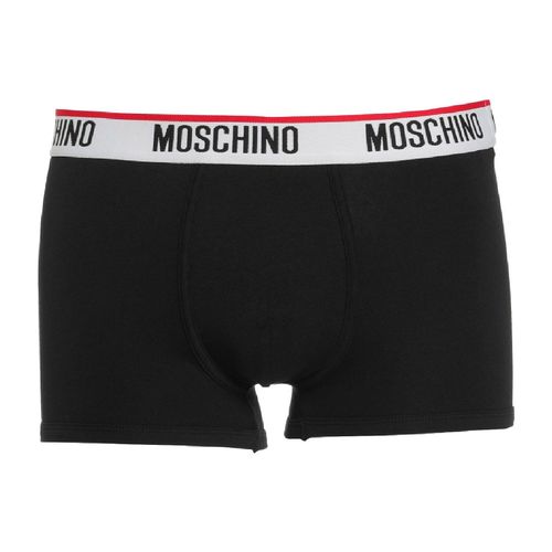 Мужские трусы боксеры черные Moschino