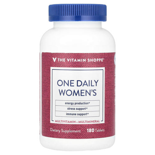 The Vitamin Shoppe, One Daily Women's, мультивитамины и мультиминералы для женщин, 180 таблеток