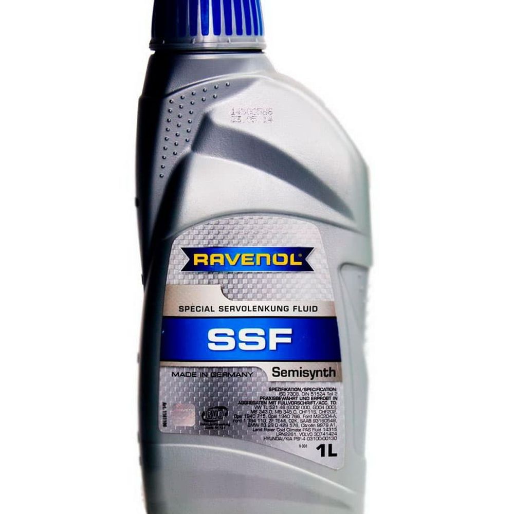 Жидкость для ГУР полусинтетика RAVENOL SSF  &quot;SSF Special Servolenkung Fluid&quot;, 1л