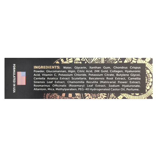 MaryAnn Organics, Маска для глаз с коллагеном и золотом 24K, 16 пар