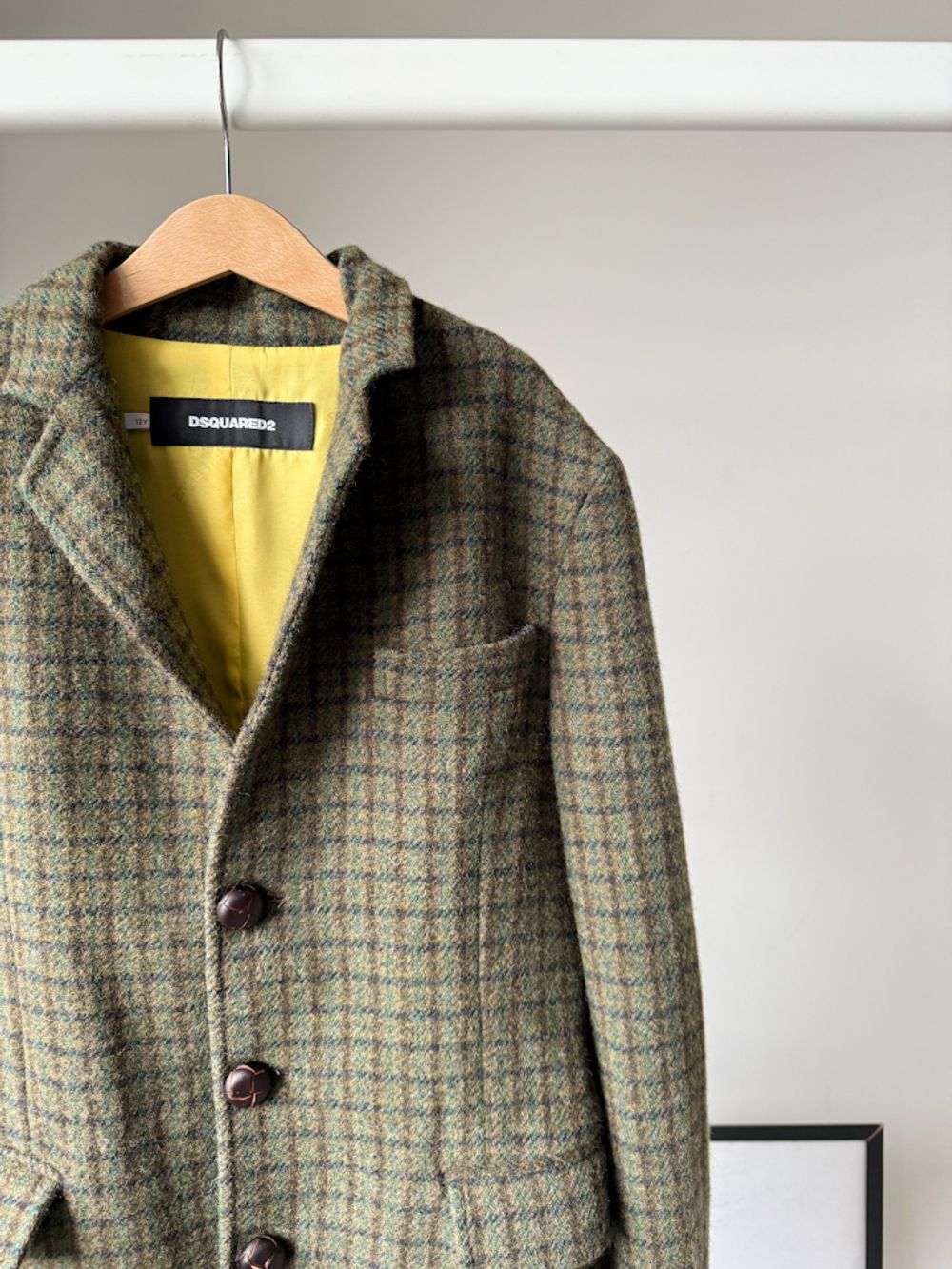 Шерстяное пальто Dsquared, 152