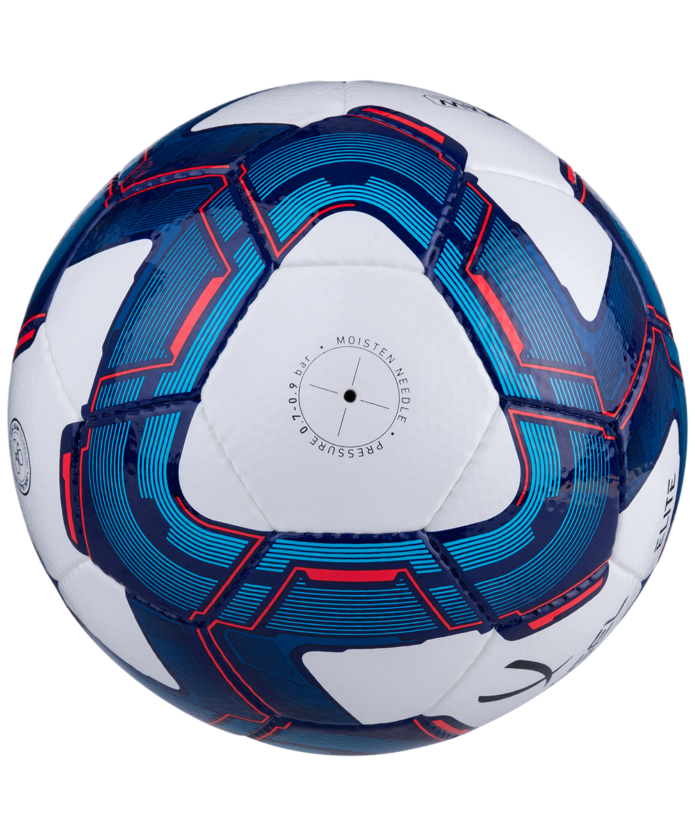 Мяч футбольный Elite №4, белый/синий/красный