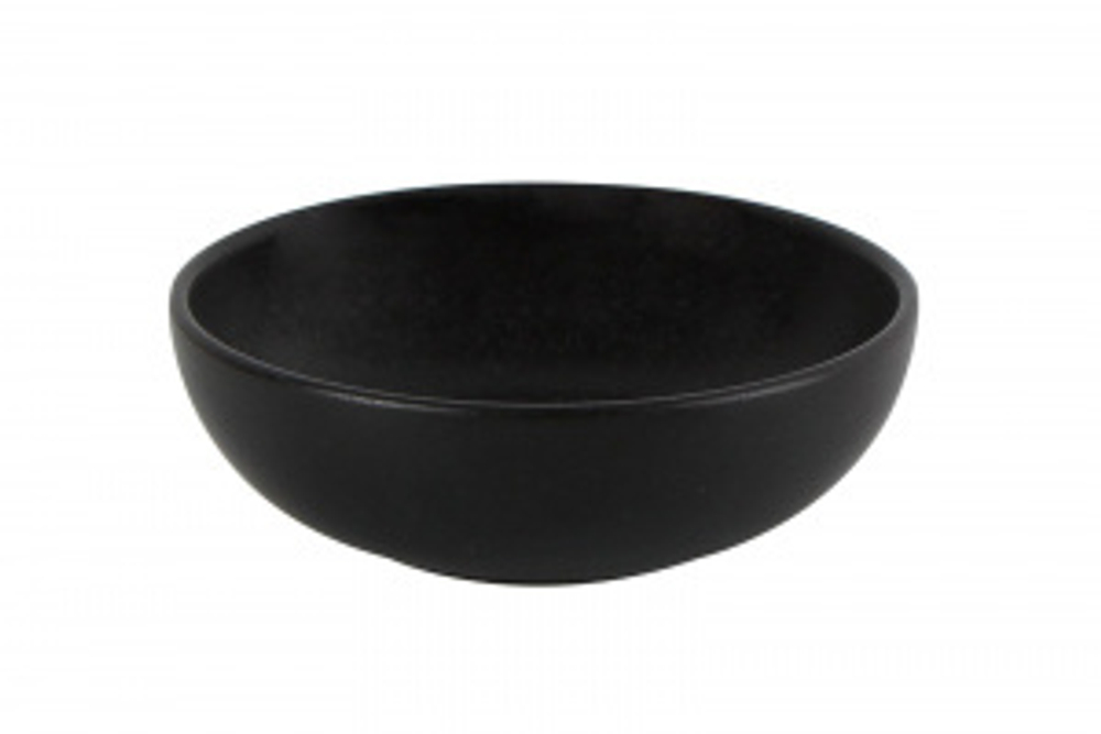 Салатник полуглубокий d 10 см h 3.3 см 95 мл фарфор цвет черный Seasons