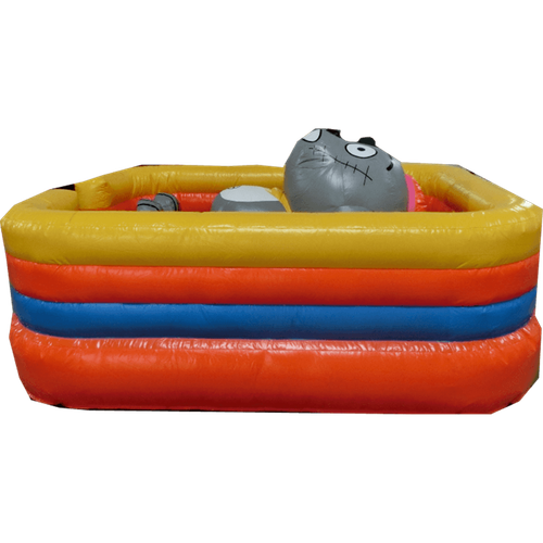 Коммерческий надувной батут "Кот на отдыхе"